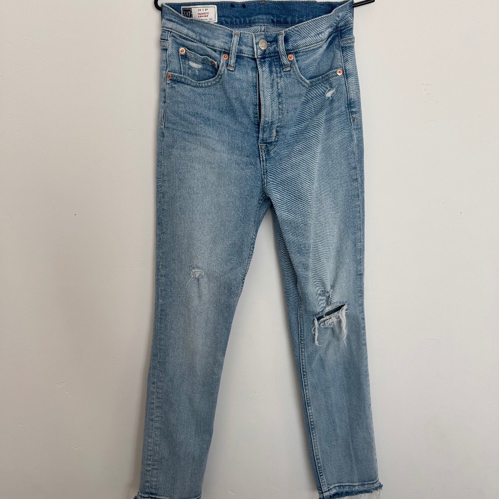 Gap stovepipe high rise skinny jeans